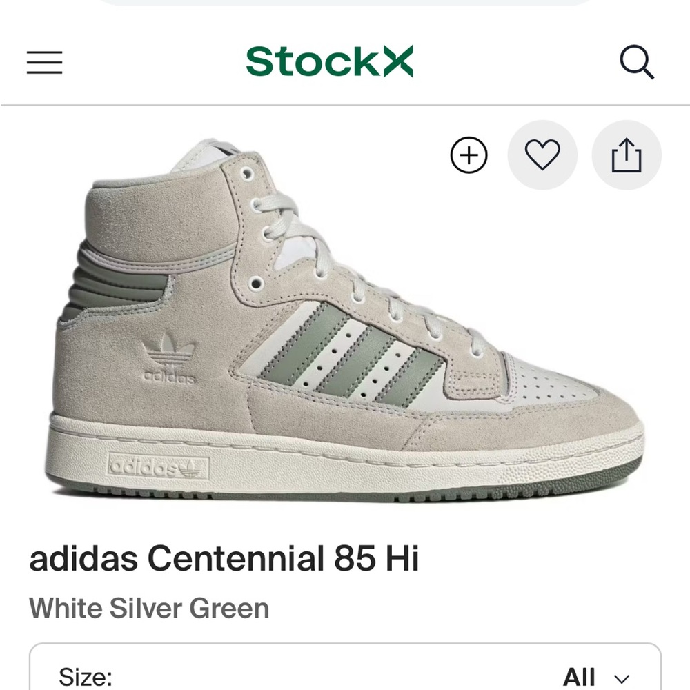 New mens adidas centennial 85 high top size 11 - Picture 5 of 5
